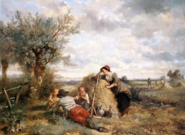 Haymaking from Mari Johann M.Henri Ten Kate