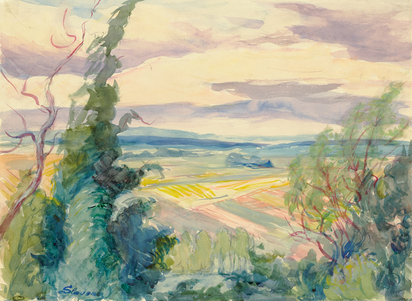 Landscape by the Oise from Maria Slavona