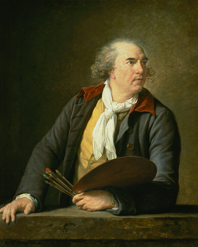 Portrait of the painter Hubert Robert. from Marie Elisabeth-Louise Vigée-Lebrun