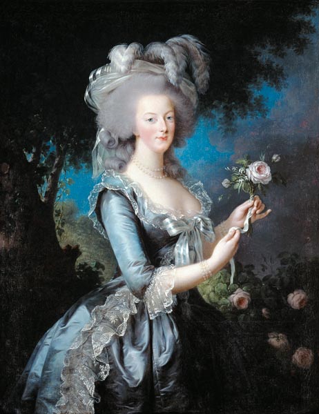 Marie-Antoinette de Lorraine-Habsbourg, reine de France, dit Marie-Antoinette à la rose from Marie Elisabeth-Louise Vigée-Lebrun