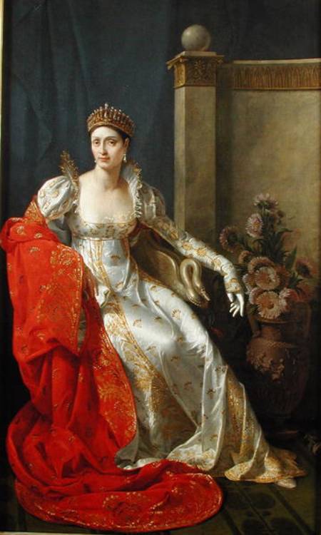 Elisa Bonaparte (1777-1820) Princess Bacciochi from Marie Guilhelmine Benoist