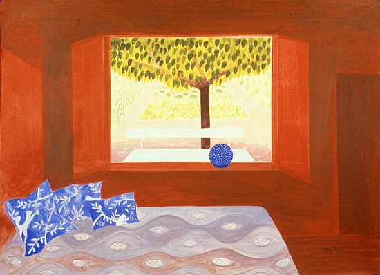 The Studio Window, 1987 (acrylic on board)  from Marie  Hugo