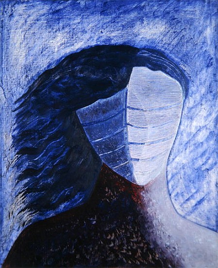 Zoe au Soleil Couchant, 1992 (oil on board)  from Marie  Hugo