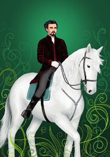 Ludwig zu Pferd