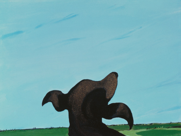 Bronze Profile #2, 1997 (acrylic on canvas)  from Marjorie  Weiss