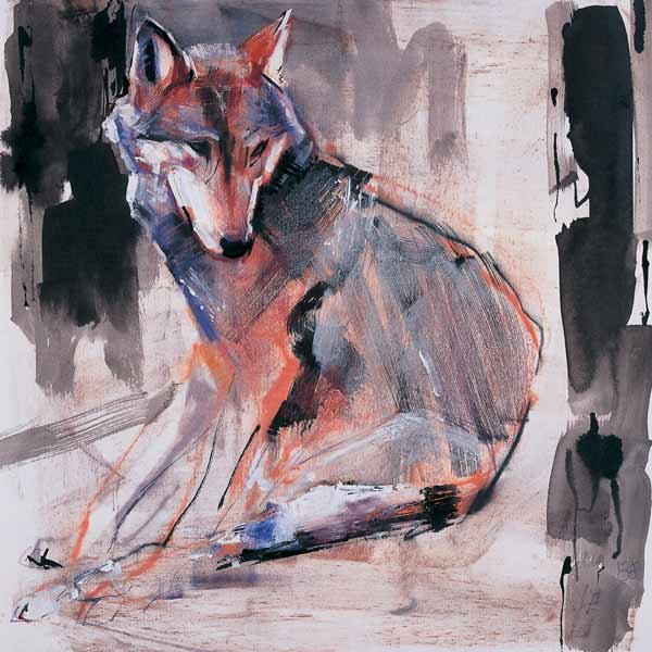 Sitting Wolf from Mark  Adlington