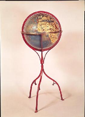 Terrestrial Globe, showing the Indian Ocean, made in Nuremberg, 1492 (see also 158163 and 158166)