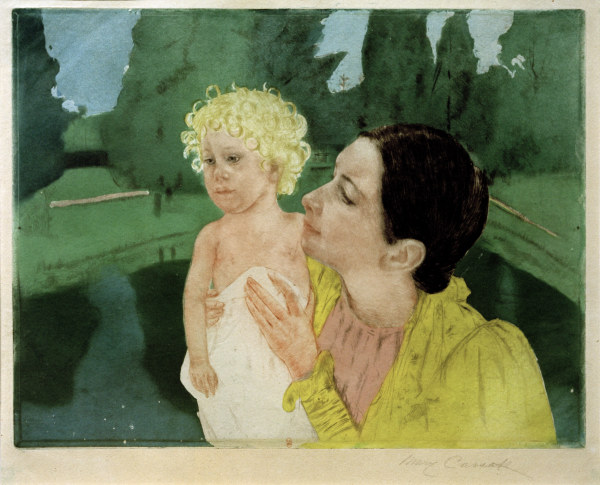 Cassatt / Woman Playing with a Child from Mary Cassatt