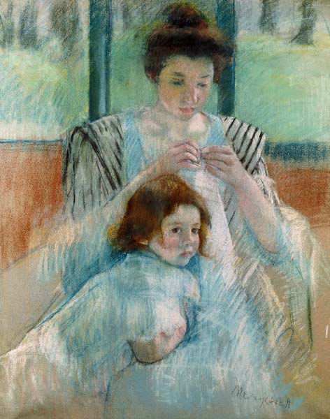 Mother and child from Mary Cassatt
