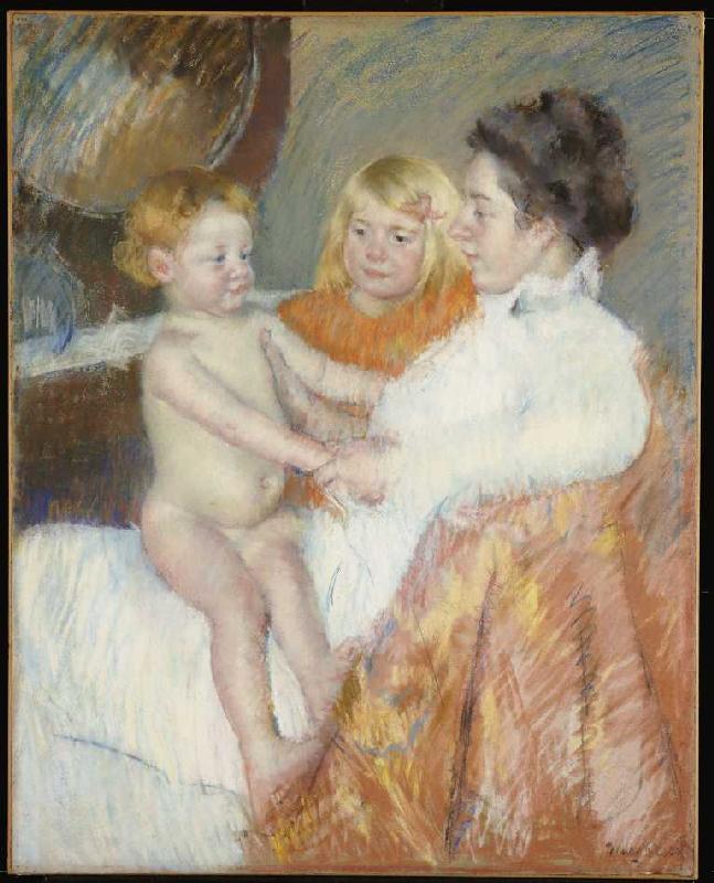 Mother with Sara and the Schwesterchen from Mary Cassatt