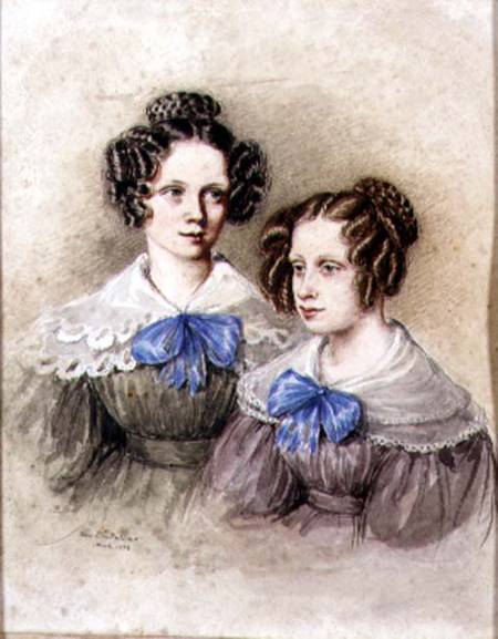 Portrait of the Wake Sisters from Mary Ellen Best