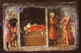 Life of St. Julian, predella fragment (tempera on panel)