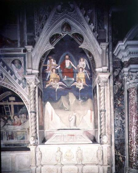 Last Judgement from the Bardi di Vernio Chapel (fresco) from Maso di Banco Giottino