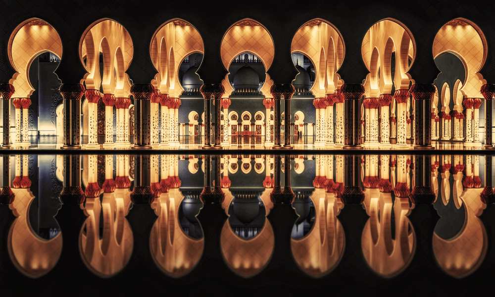 Reflections in the Mosque from Massimo Cuomo