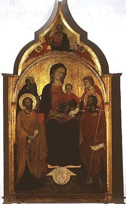 Madonna and Child with Saints, 1415 (tempera on panel) from Master of 1415