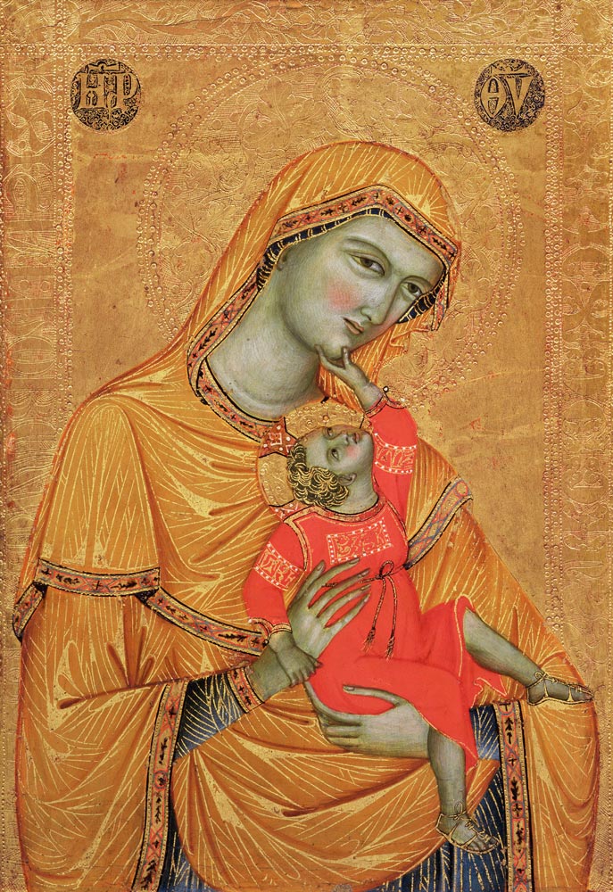 Virgin and Child, 1320 (tempera & gold on panel) from Master of the Madonna of Perugia