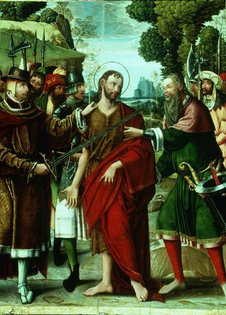 The Arrest of St. John the Baptist (panel) from Master of the St. Johns Retable