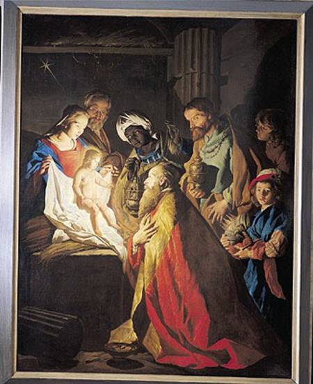 The Adoration of the Magi from Matthias Stomer