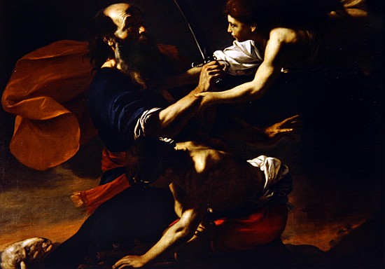 The Sacrifice of Isaac from Mattia (Il Calabrese) Preti