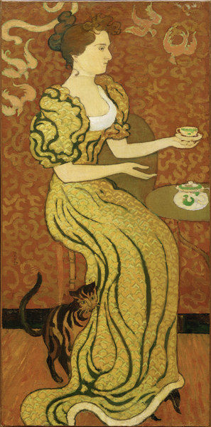 Madame Ranson with cat  from Maurice Denis
