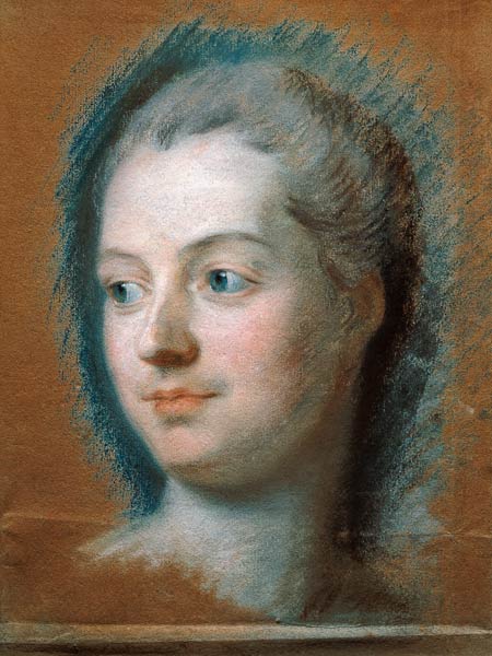 Portrait of Madame de Pompadour (1721-64) from Maurice Quentin de La Tour