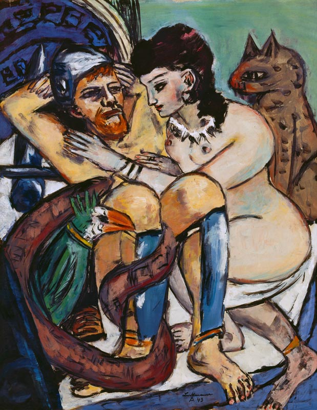 Ulysses and Calypso. 1943 from Max Beckmann