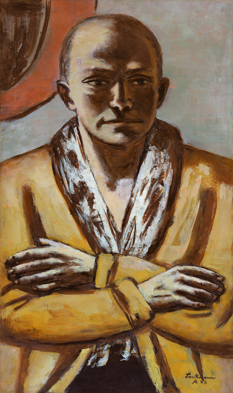 Self-portrait yellow-pink. 1943 from Max Beckmann