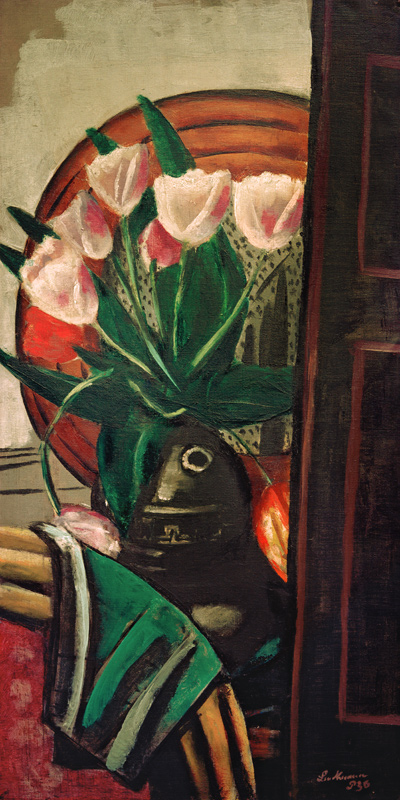 Still life with tulips from Max Beckmann