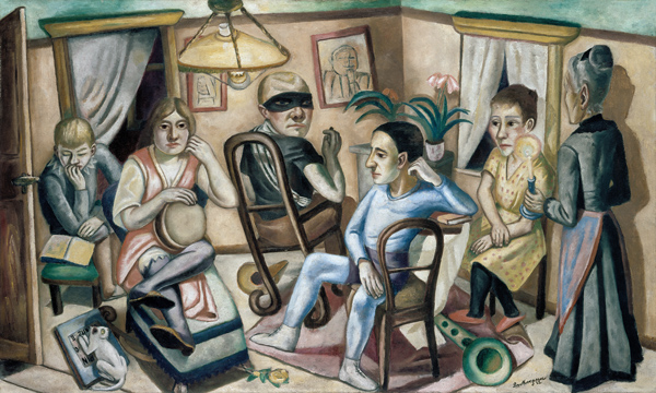 Before the Masked Ball. 1922 from Max Beckmann
