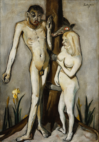 Adam and Eve. 1917 from Max Beckmann
