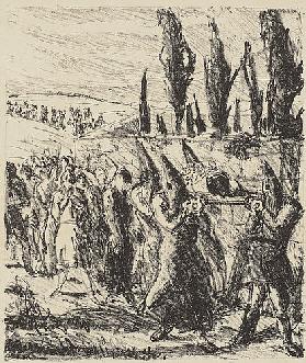Begräbnis (Funeral). 1909