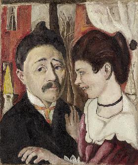 Portait of the married couple Carl. 1918