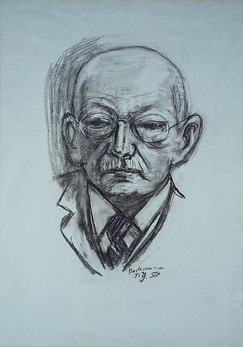 Portrait of Georg Swarzenski. 1950 from Max Beckmann