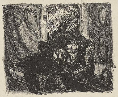 Liebesszene (Love scene). 1909 from Max Beckmann