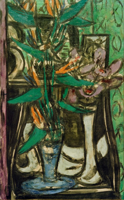Still life with strelizia from Max Beckmann