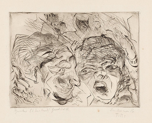 Theatre (Theater). 1916 (H. 89 II) from Max Beckmann