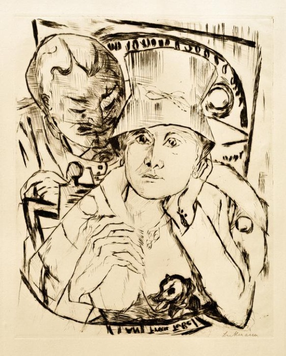 Theaterloge from Max Beckmann