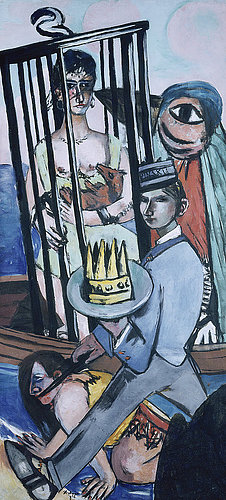 Triptych: The Temptation (of St. Anthony). Right panel. 1936/37 from Max Beckmann