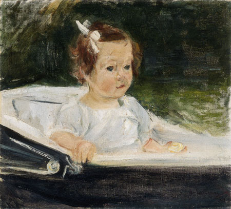 the granddaughter baby carriage from Max Liebermann