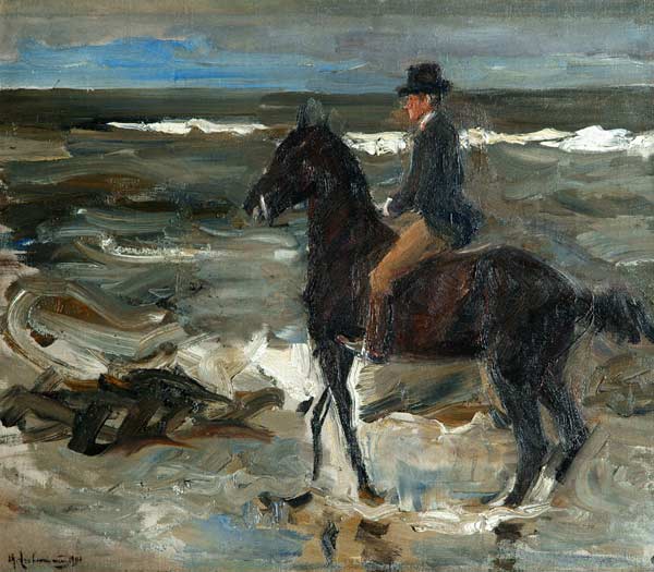 Rider on the Beach from Max Liebermann