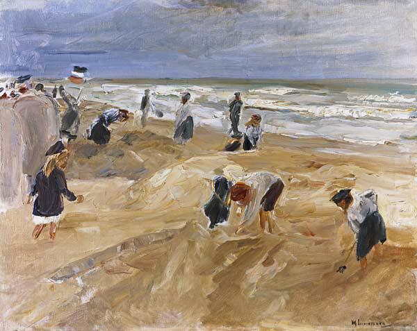 Strandscene in Noordwijk