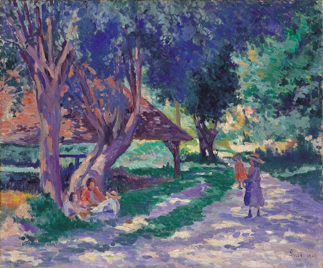 Bessy, Yonne, the Shaded Path from Maximilien Luce