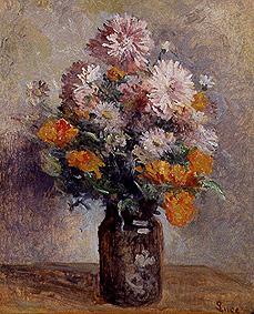 Vase with Dahlien from Maximilien Luce