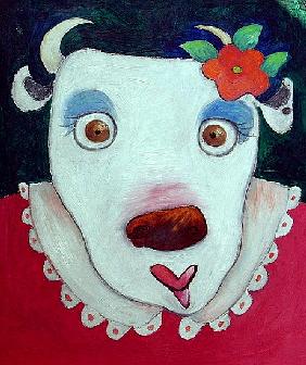 Silly Cow (oil on canvas) 