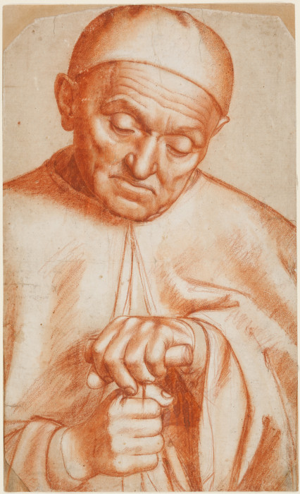 Kopf und Oberkörper eines alten Mannes from Meister der Sacra Conversazione Settmani