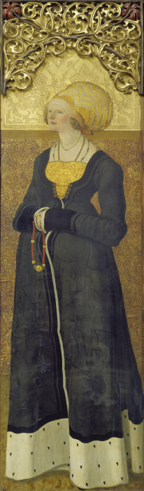Portrait of Margarete Stalburg, née vom Rhein (1484–1550) from Meister der Stalburg-Bildnisse