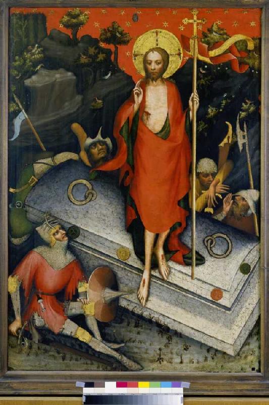 Resurrection of Christi. from Meister des Altars von Wittingau