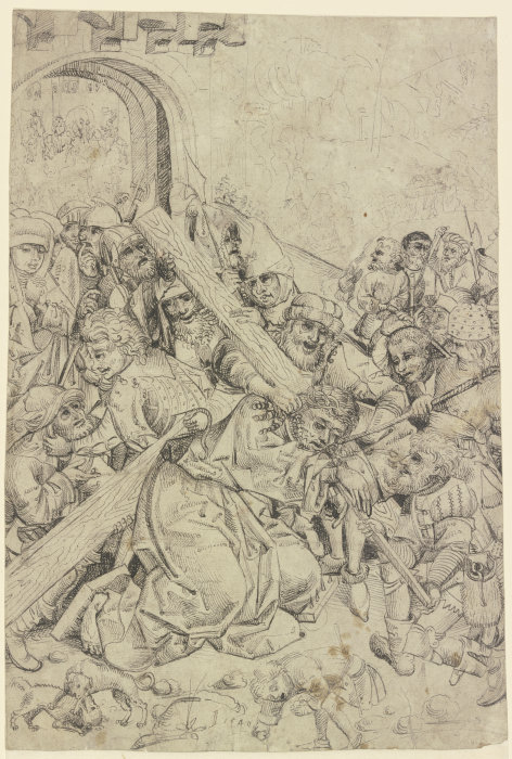 Bearing of the Cross from Meister des Hersbrucker Hochaltars