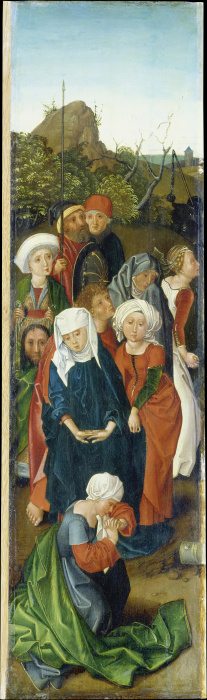 Raising of the Cross (Left Wing of the Triptych) from Meister des Stötteritzer Altars