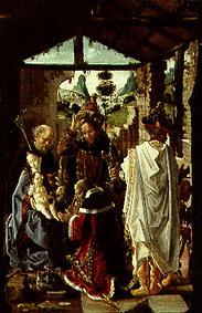 The adoration of the St. three kings from Master of the Order of Knights of Montesa